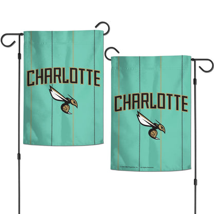Charlotte Hornets City Garden Flag 2 Sided