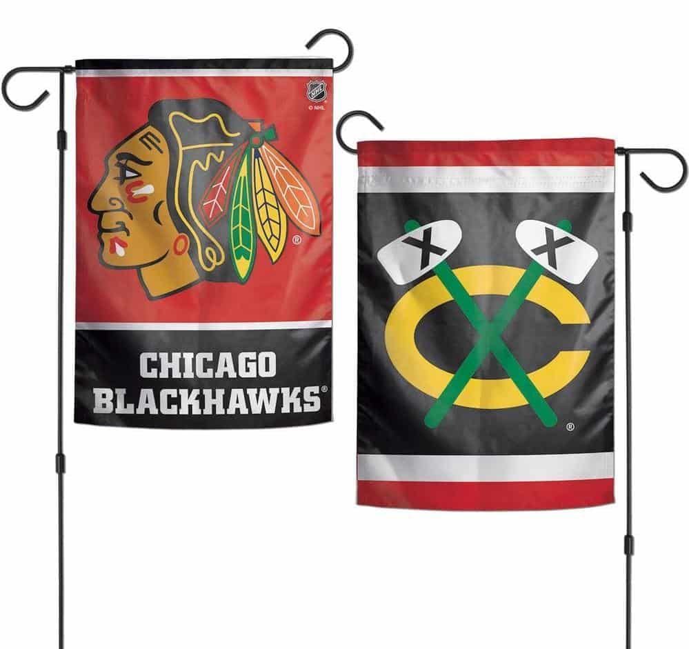Chicago Blackhawks 2 Sided Garden Flag Logo