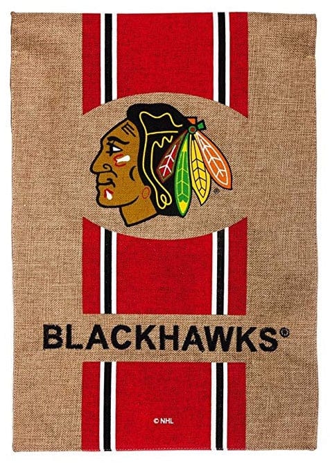 Chicago Blackhawks Garden Flag 2 Sided Logo