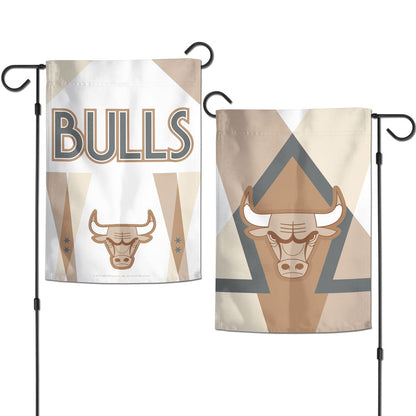 Chicago Bulls City Edition Garden Flag 2 Sided