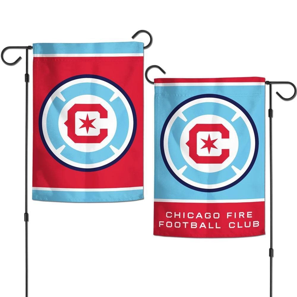 Chicago Fire Garden Flag 2 Sided Logo Football Club
