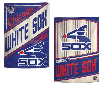 Chicago White Sox Garden Flag 2 Sided Vintage Pinstripe