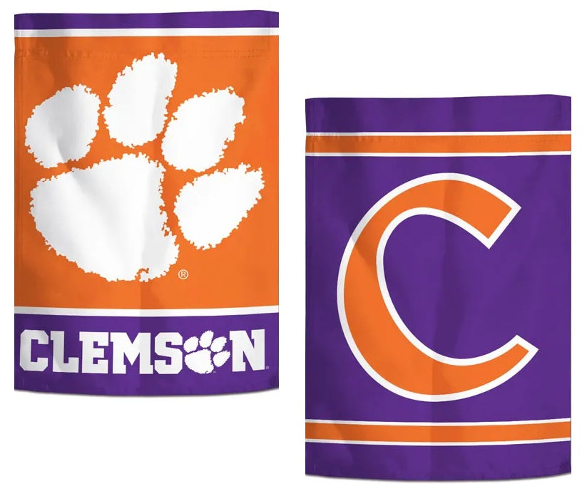 Clemson Tigers 2 Sided Vintage Garden Flag