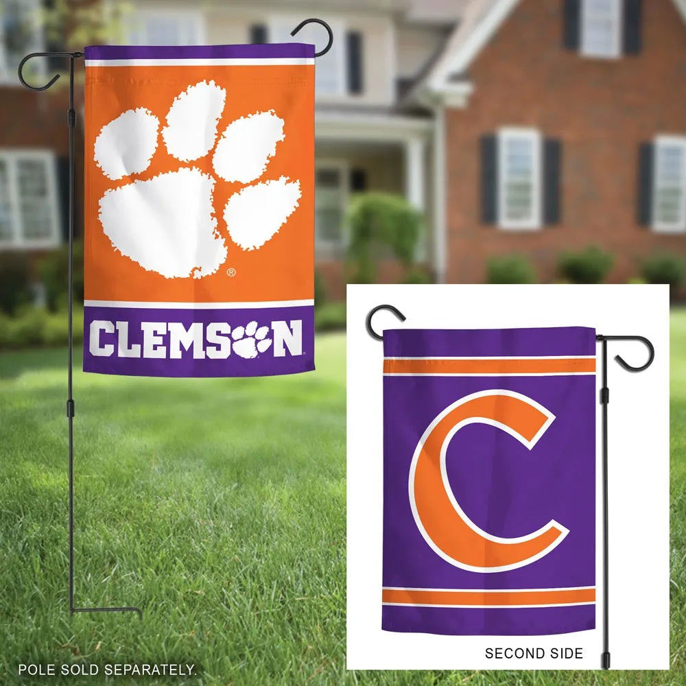 Clemson Tigers 2 Sided Vintage Garden Flag