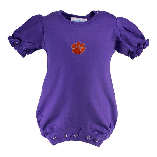 Clemson Girl's Romper