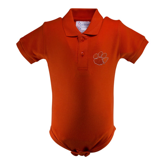 Clemson Golf Shirt Romper