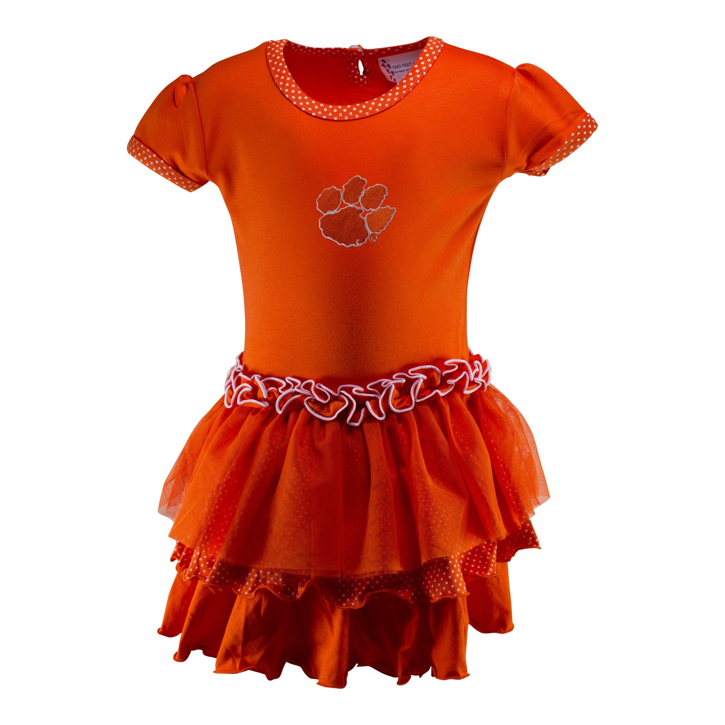 Clemson Pin Dot Tutu Dress