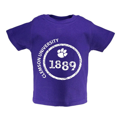 Clemson Toddler Short Sleeve T Shirt Print