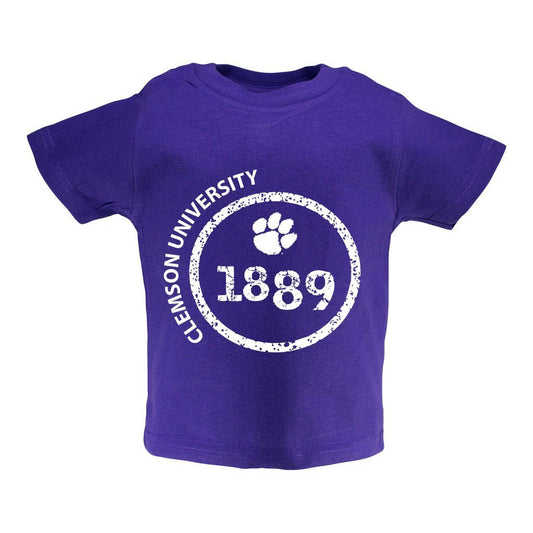 Clemson Toddler Short Sleeve T Shirt Print