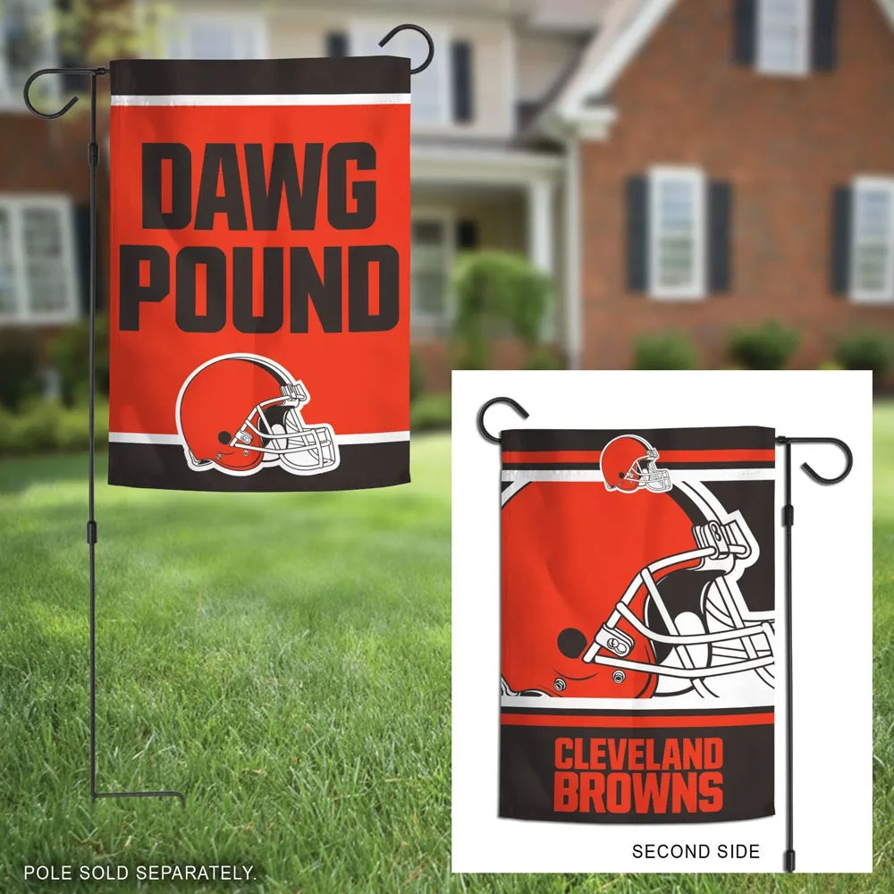 Cleveland Browns Garden Flag 2 Sided Dawg Pound