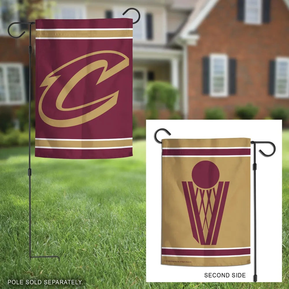 Cleveland Cavaliers Garden Flag 2 Sided New Logo