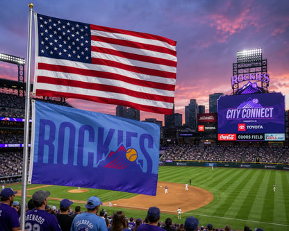 Colorado Rockies City Connect 3x5 Flag