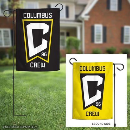 Columbus Crew Garden Flag 2 Sided Soccer