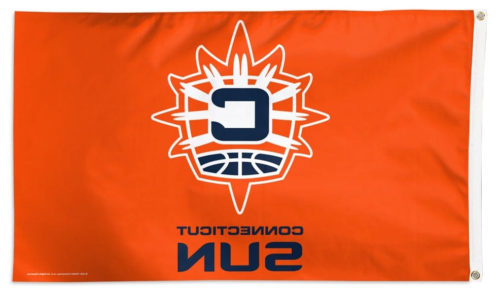 Connecticut Sun Flag 3x5 Logo