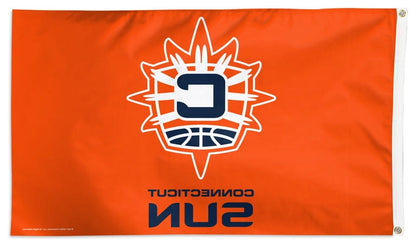 Connecticut Sun Flag 3x5 Logo