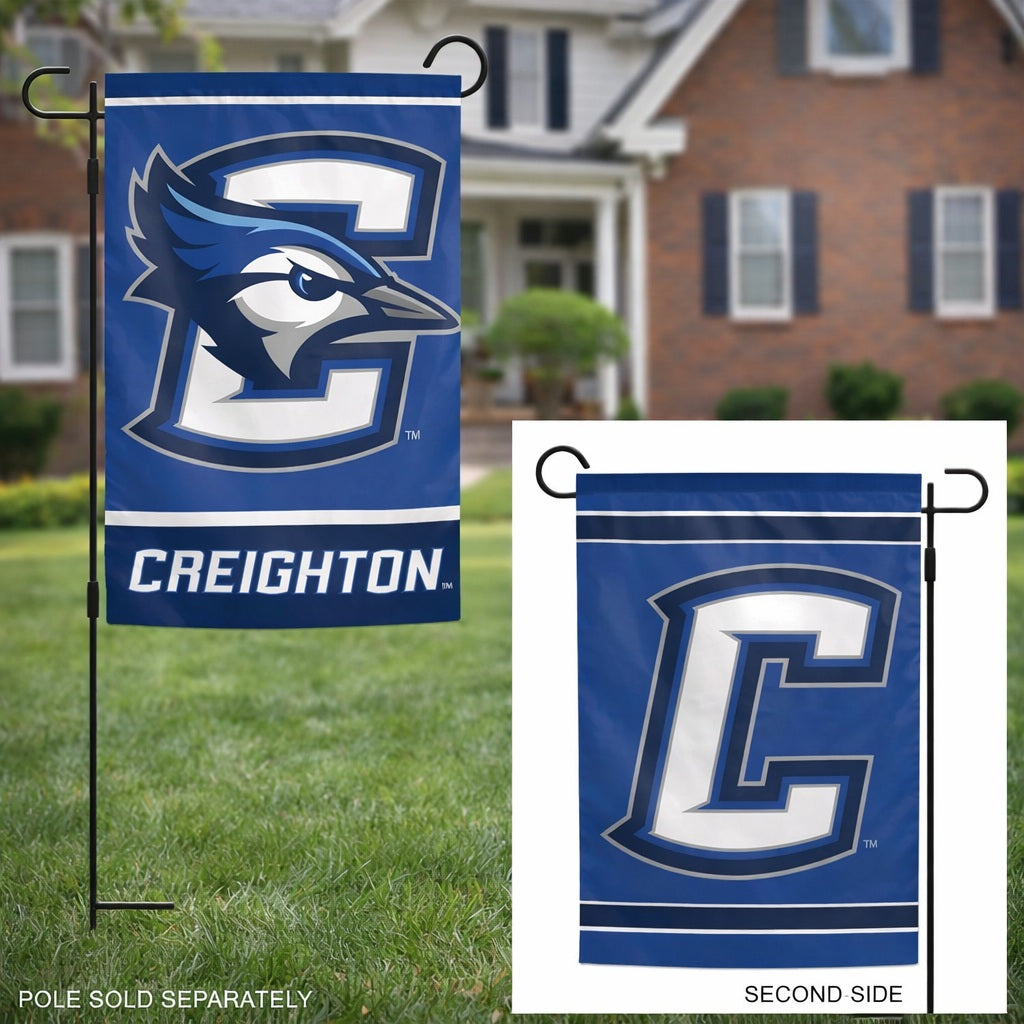 Creighton Blue Jays 2 Sided Garden Flag