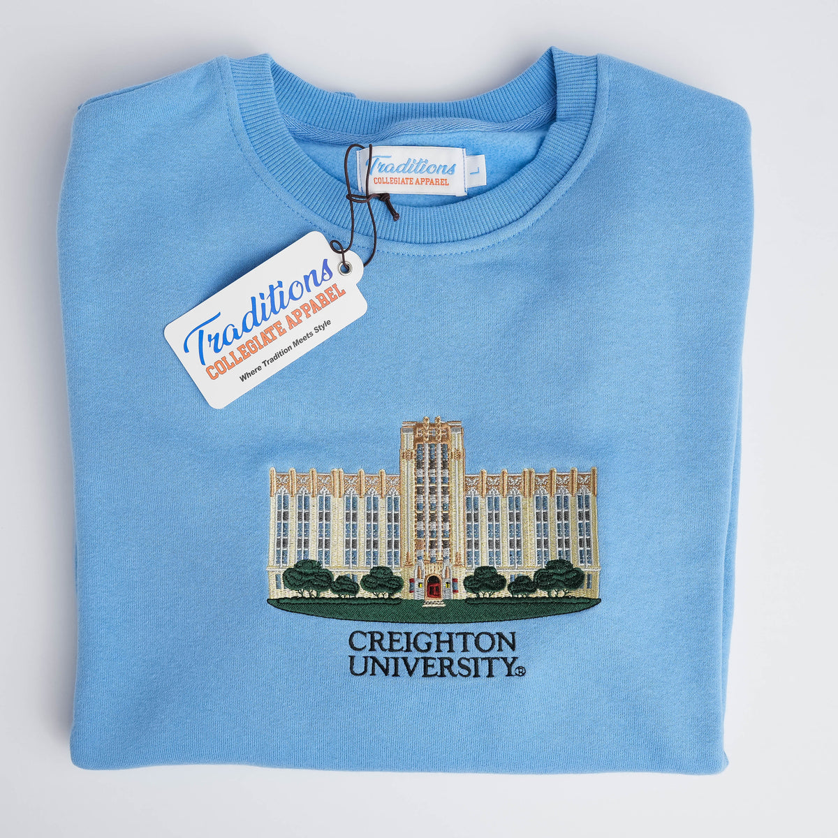 Creighton Crewneck - Baby Blue