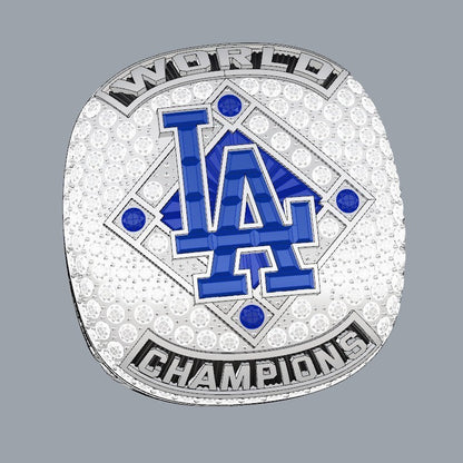Personalized Los Angeles 2025 Baseball Championship Ring – Custom Name & Number Fan Ring