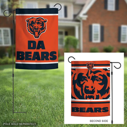 DA Bears 2 Sided Garden Flag