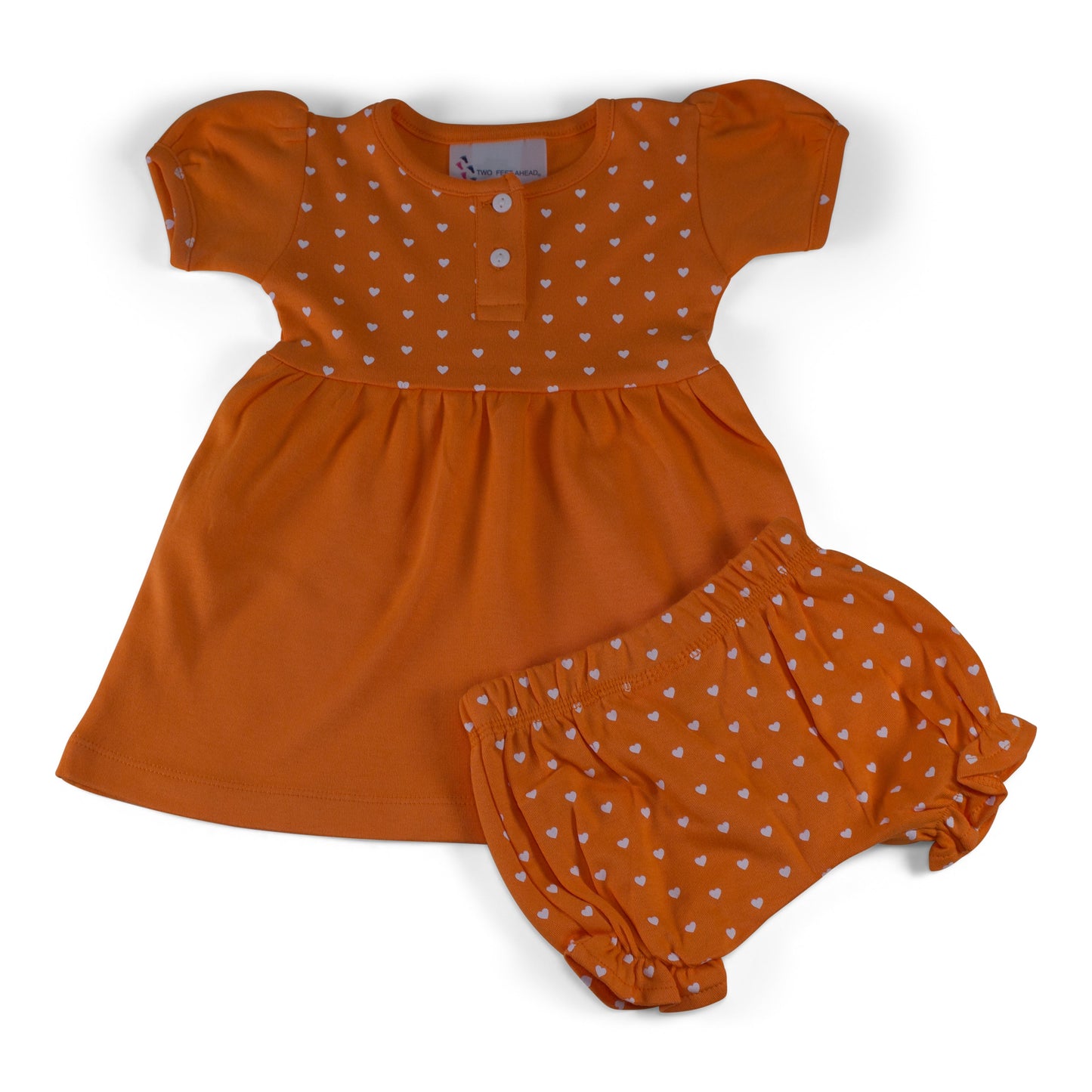 Girl's Heart Dress with Bloomers