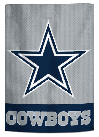 Dallas Cowboys 2 Sided Embroidered Garden Flag
