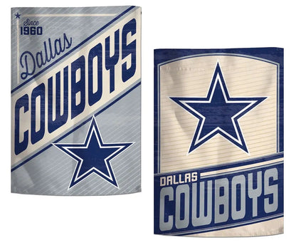 Dallas Cowboys Garden Flag 2 Sided Retro Classic Logo