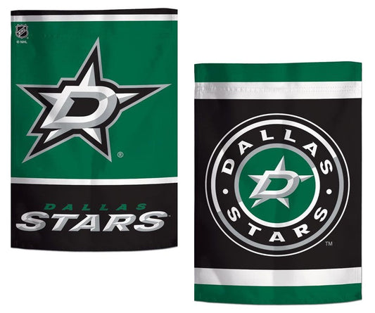 Dallas Stars 2 Sided NHL Garden Flag Double Logo