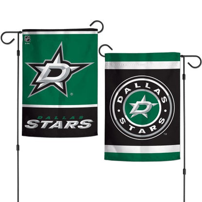 Dallas Stars 2 Sided NHL Garden Flag Double Logo