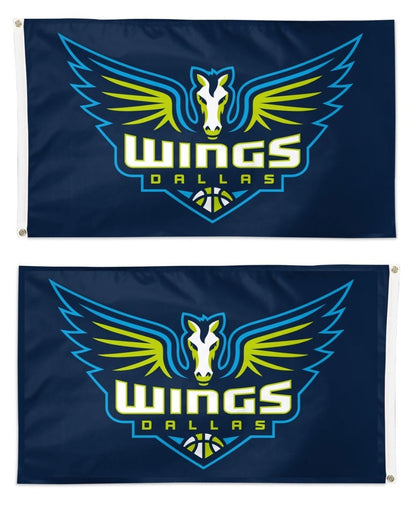 Dallas Wings 2 Sided 3x5 Flag