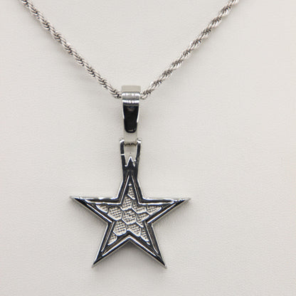 Dallas Star Pendant Necklace – Fan Gift for Game Day & Holiday Celebrations