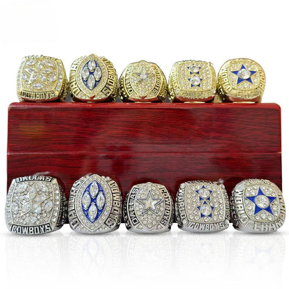 Dallas Football Championship Ring Set – 5-Time Champions Collectible