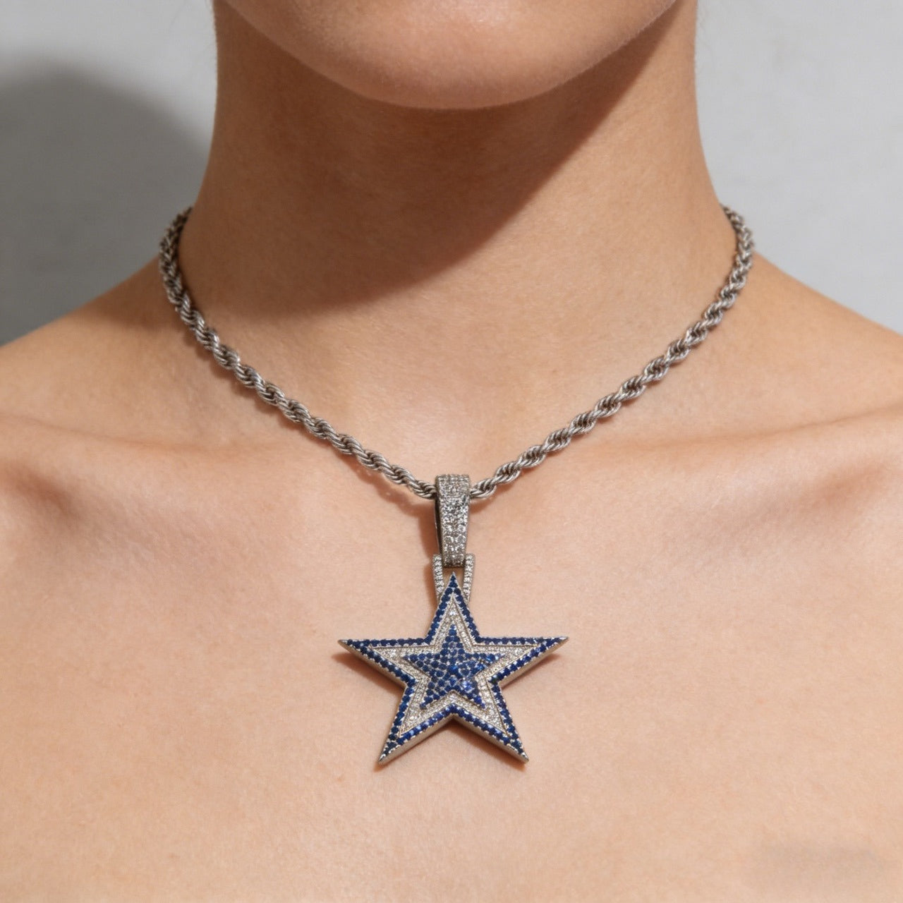 Dallas Star Pendant Necklace – Fan Gift for Game Day & Holiday Celebrations