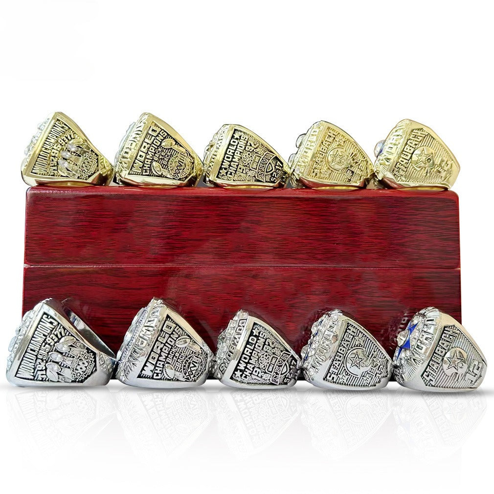 Dallas Football Championship Ring Set – 5-Time Champions Collectible