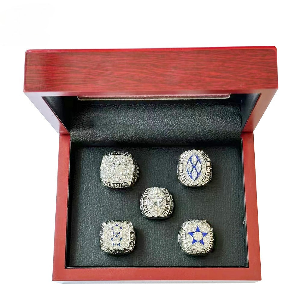 Dallas Football Championship Ring Set – 5-Time Champions Collectible