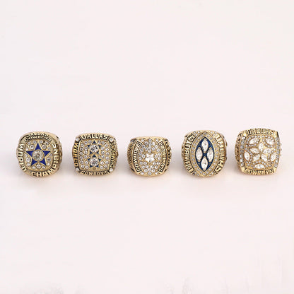 Dallas Football Championship Ring Set – 5-Time Champions Collectible