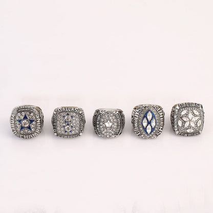 Dallas Football Championship Ring Set – 5-Time Champions Collectible