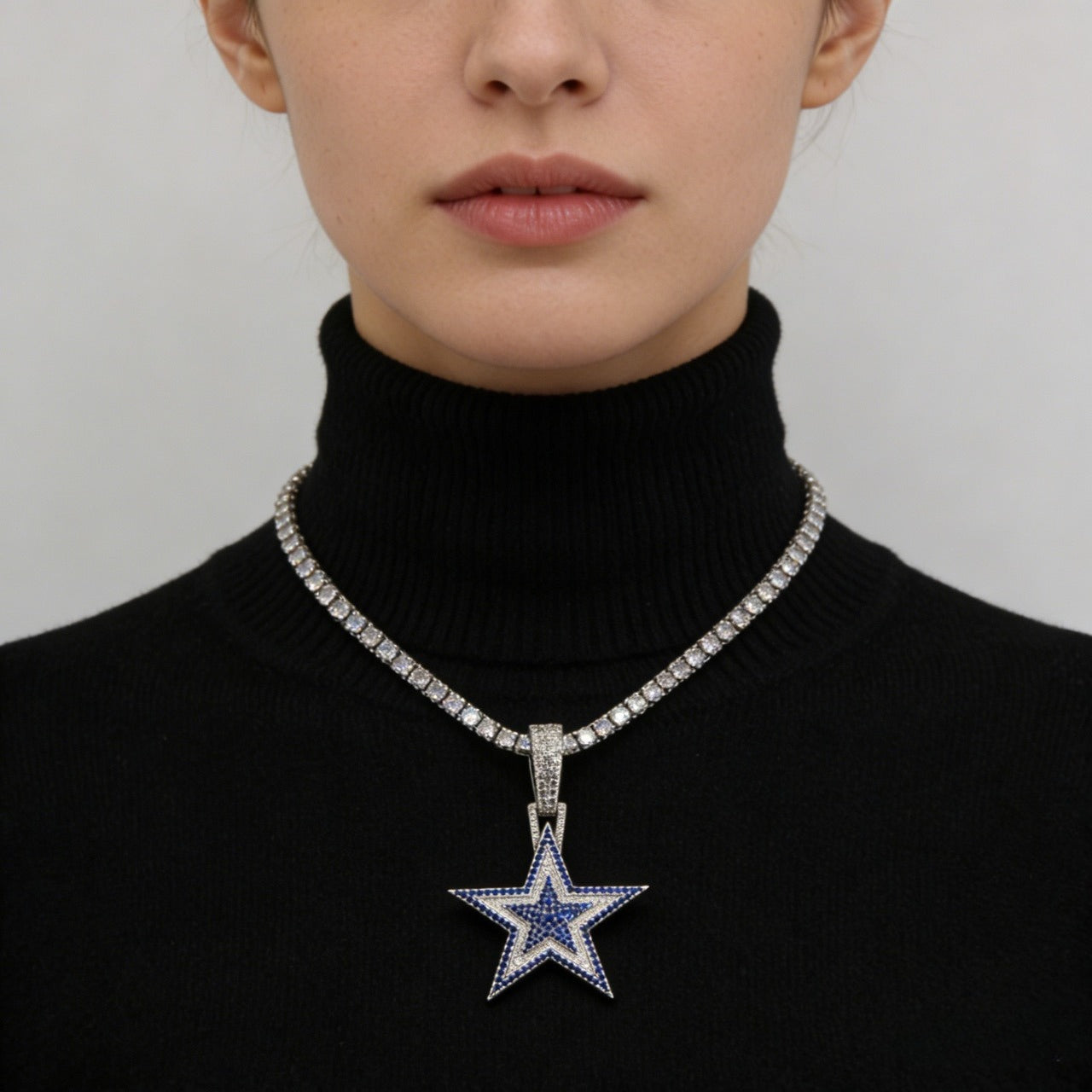 Dallas Star Pendant Necklace – Fan Gift for Game Day & Holiday Celebrations