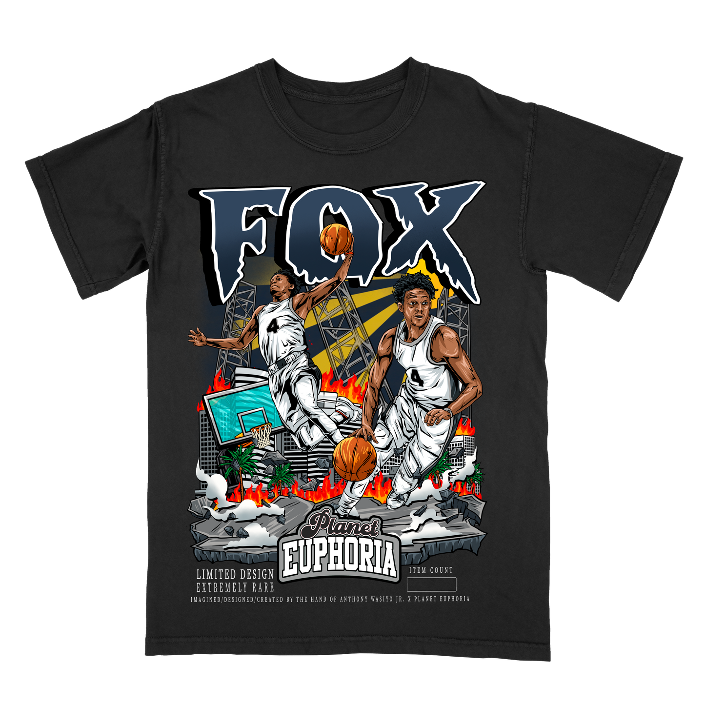 De'Aaron Fox Limited Edition Graphic T-Shirt
