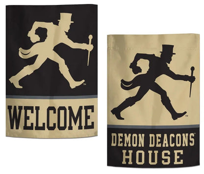 Demon Deacons House 2 Sided Garden Flag