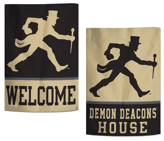 Demon Deacons House 2 Sided Garden Flag
