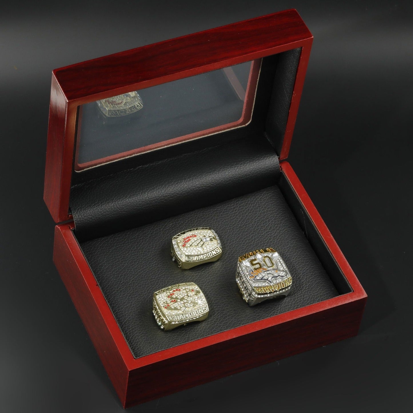 Denver Football Championship Ring Set-1997,1998,2015