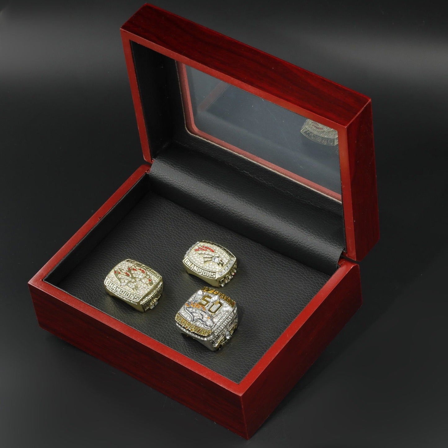 Denver Football Championship Ring Set-1997,1998,2015