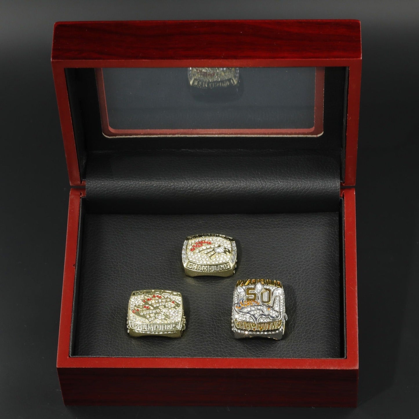Denver Football Championship Ring Set-1997,1998,2015
