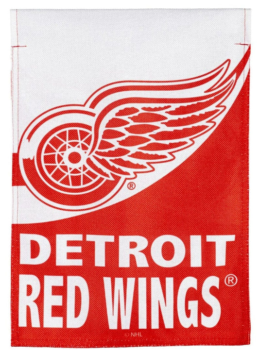 Detroit Red Wings Garden Flag 2 Sided Hockey