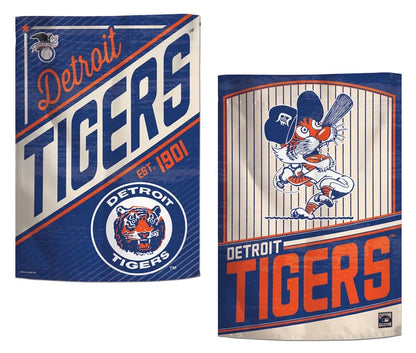 Detroit Tigers Garden Flag 2 Sided Cooperstown