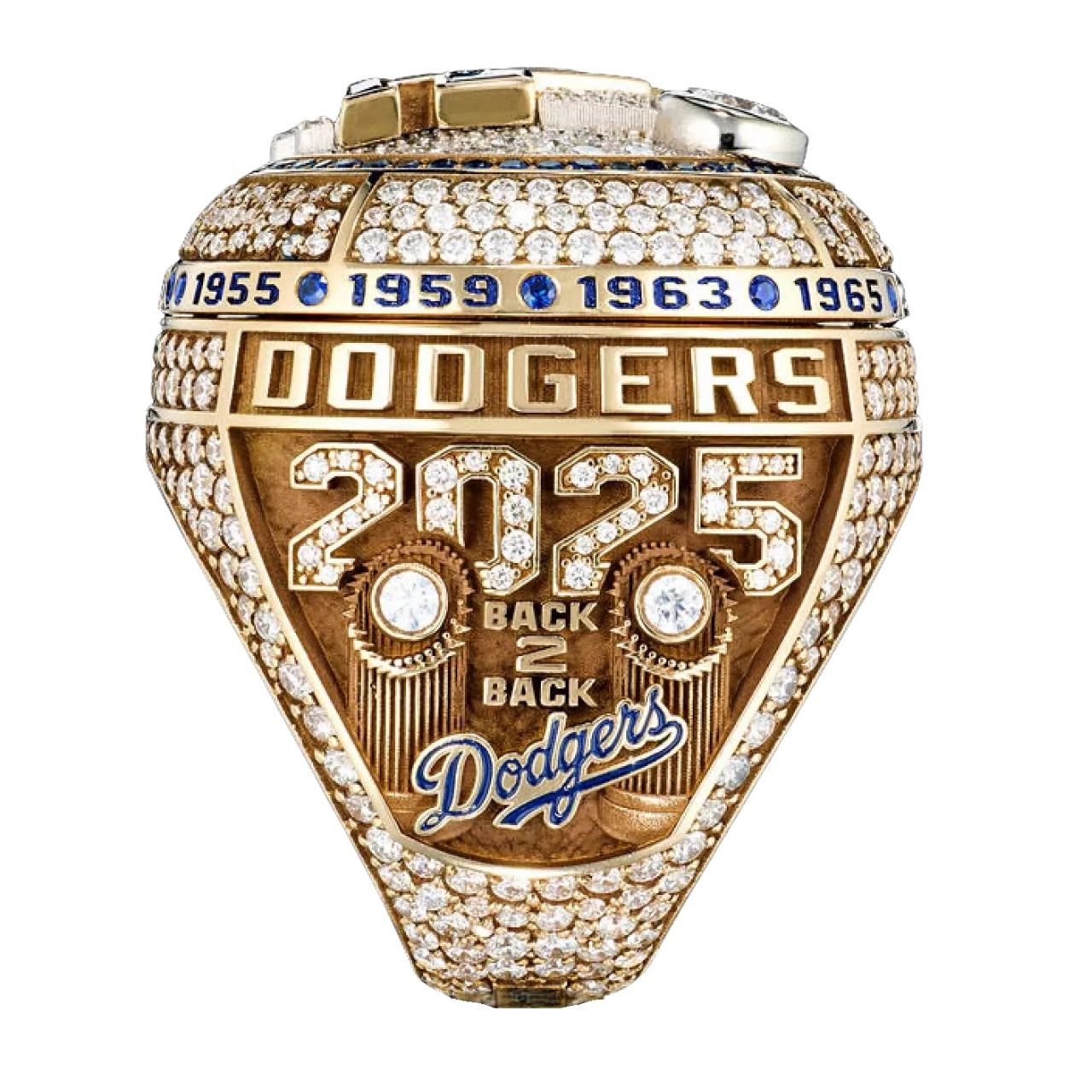 Personalized 2025 Los Angeles Baseball Championship Ring – Custom Name & Number | Ring Ceremony Edition