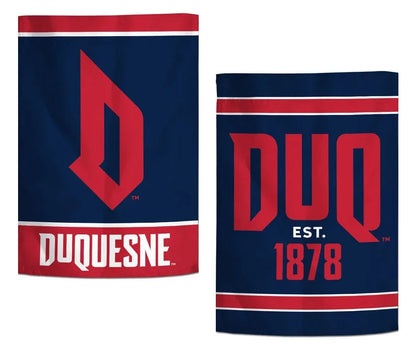 Duquesne Garden Flag 2 Sided Logo DUQ