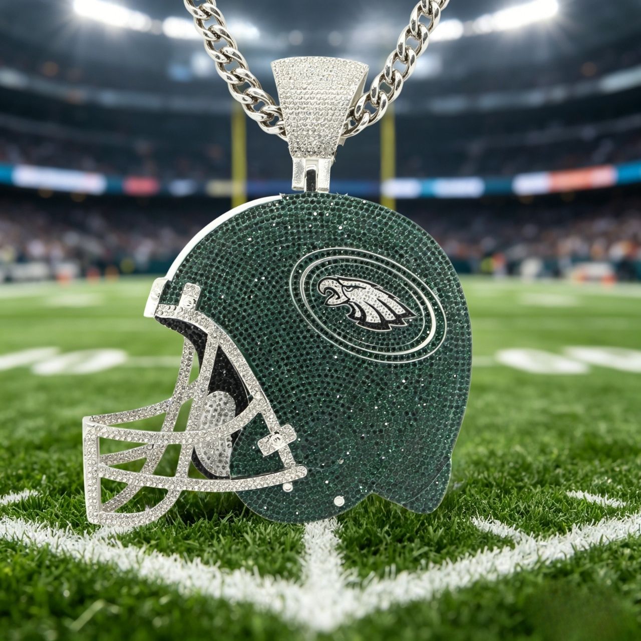 Philadelphia Helmet Pendant Necklace – Exclusive Fan Gift for Philadelphia Fans