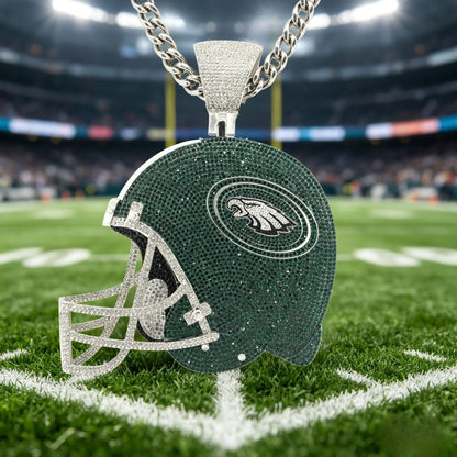 Philadelphia Helmet Pendant Necklace – Exclusive Fan Gift for Philadelphia Fans