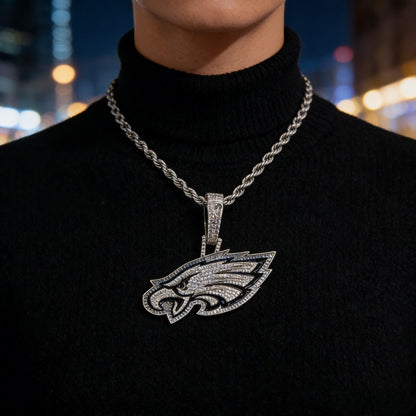 Philadelphia Emblem Pendant Necklace – Perfect Gift for Holidays & Game Day Fans